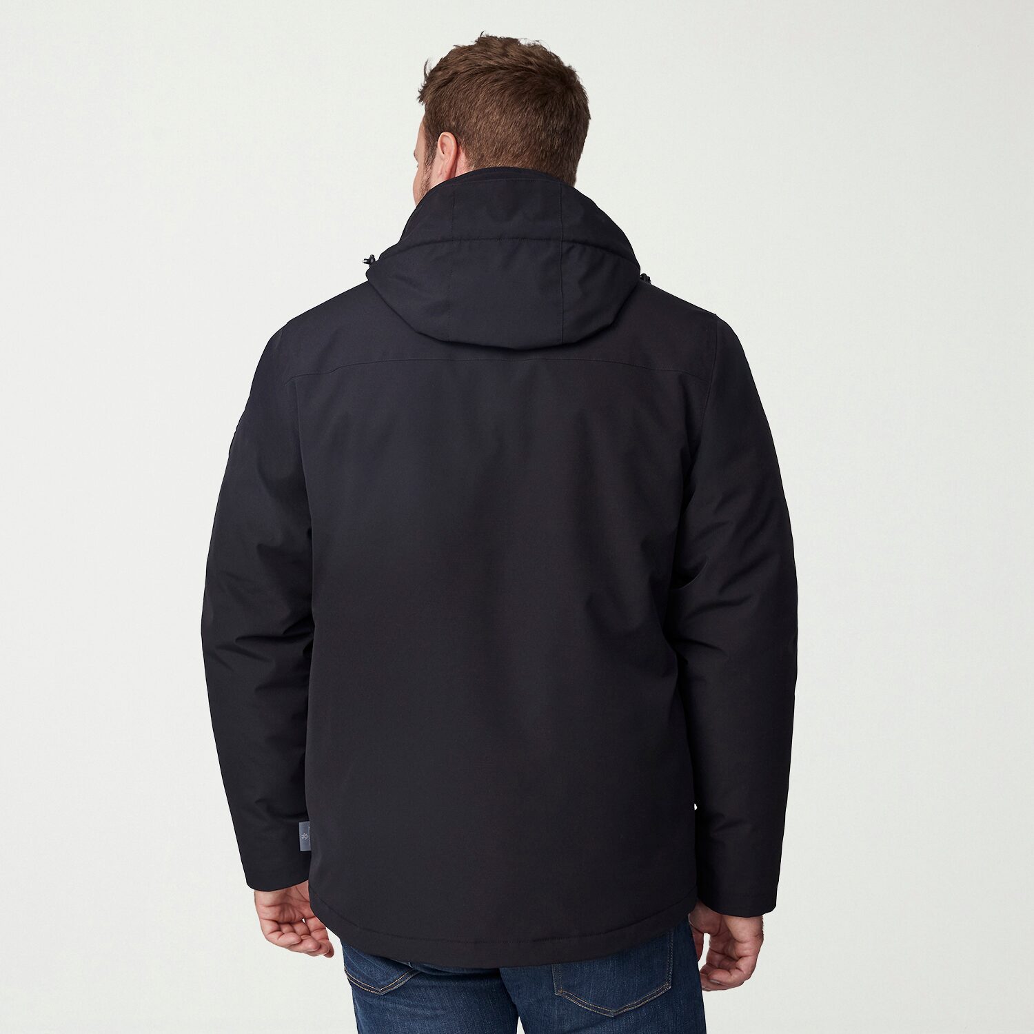 Free Country Mens Hooded Interior Pockets Lined Heavyweight System Jacket