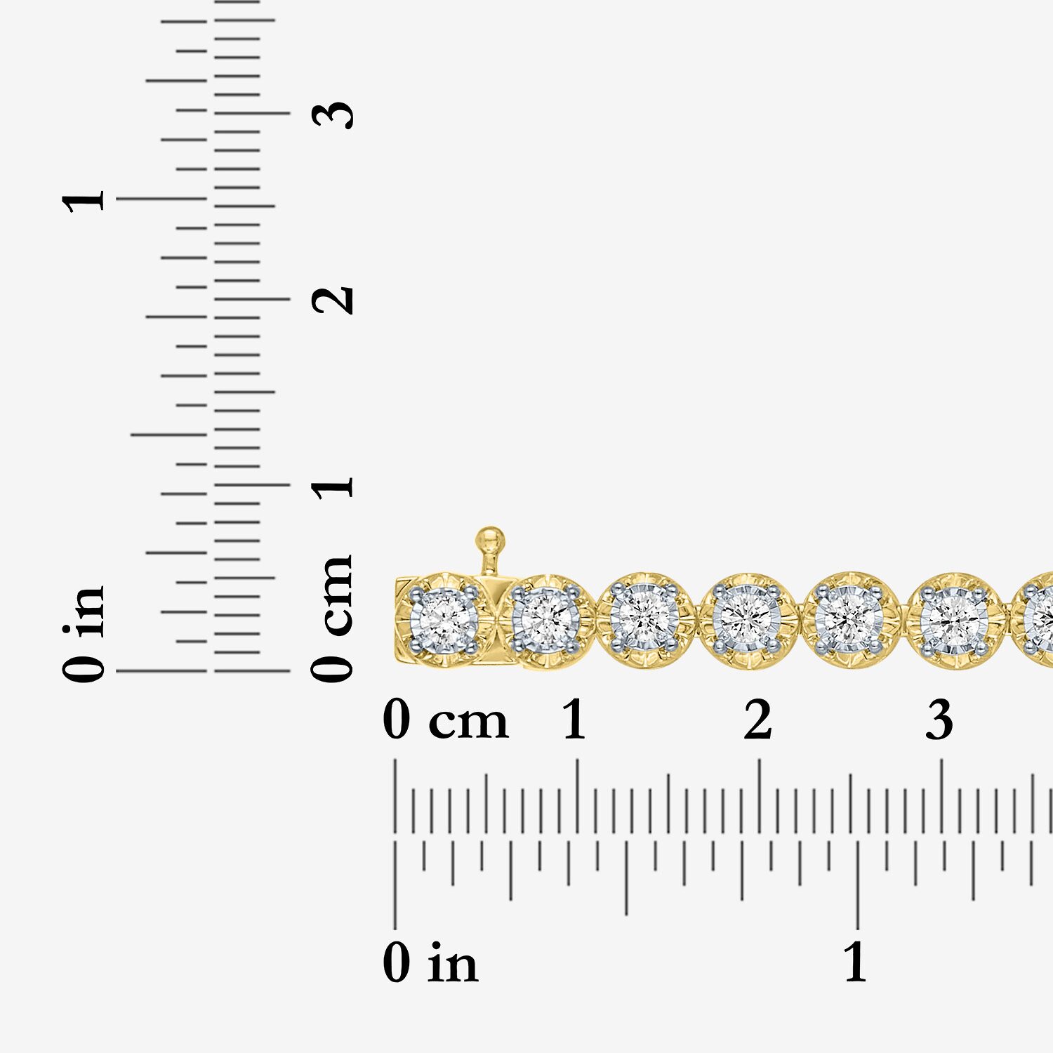 G-H / Si1-Si2) Womens 2 CT. T.W. Lab Grown White Diamond Sterling Silver Inch Tennis Bracelet