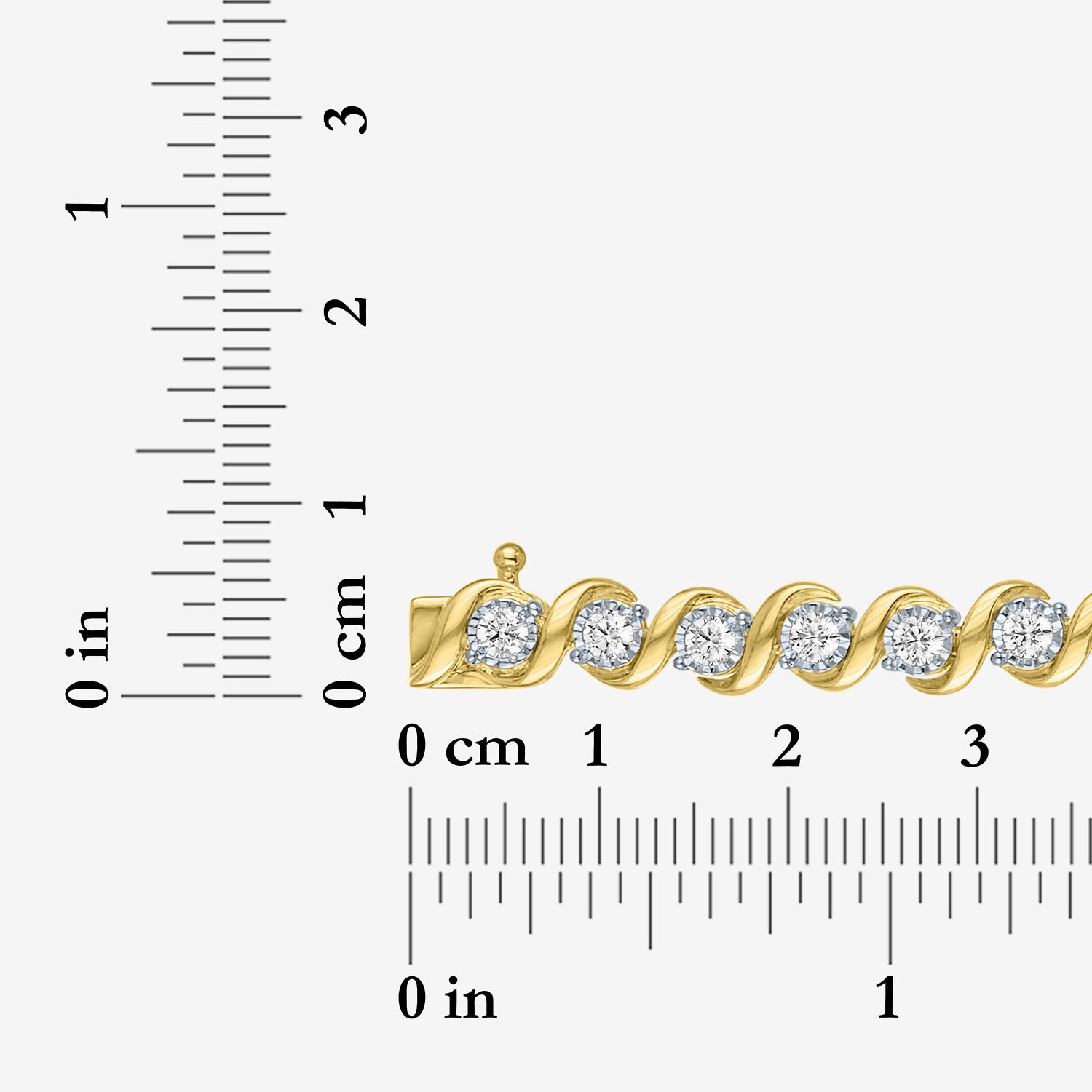 G-H / Si1-Si2) Womens 2 CT. T.W. Lab Grown White Diamond Sterling Silver Inch Tennis Bracelet