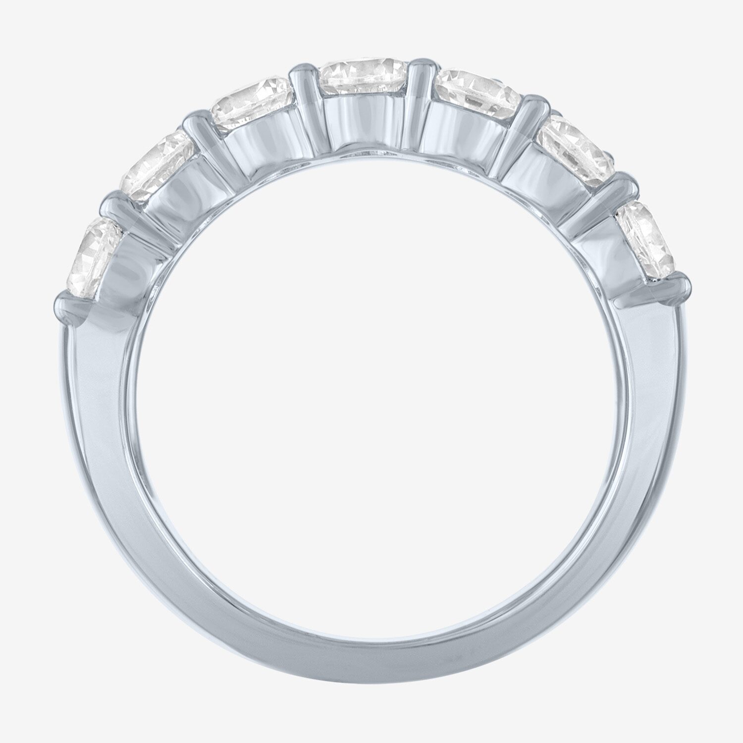Diamond Addiction (Si2-I1, G-H) Womens 2 CT. T.W. Lab Grown White 14K Gold Over Silver Cocktail Ring