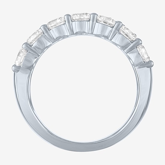 Diamond Addiction (Si2-I1, G-H) Womens 2 CT. T.W. Lab Grown White Diamond 14K Gold Over Silver Cocktail Ring