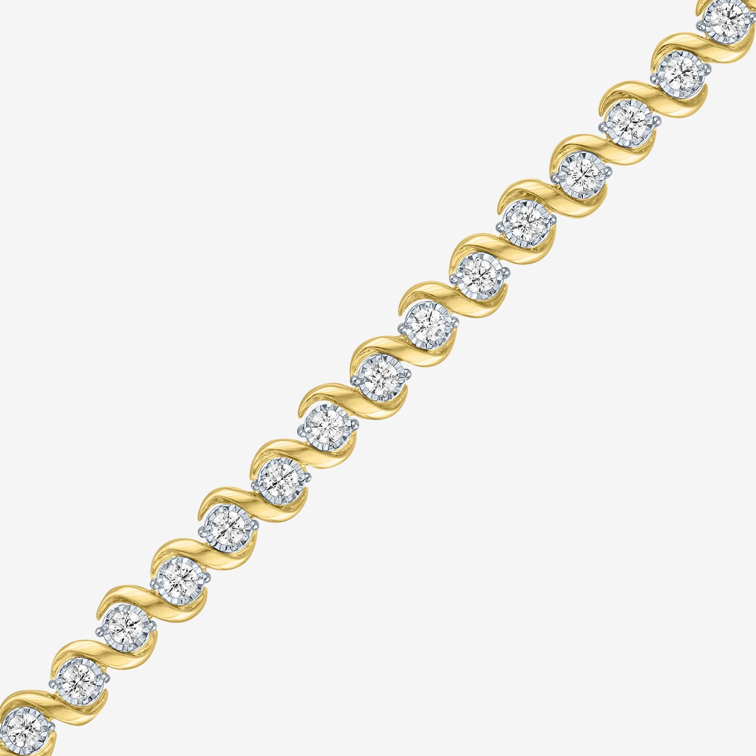 G-H / Si1-Si2) Womens 2 CT. T.W. Lab Grown White Diamond Sterling Silver Inch Tennis Bracelet
