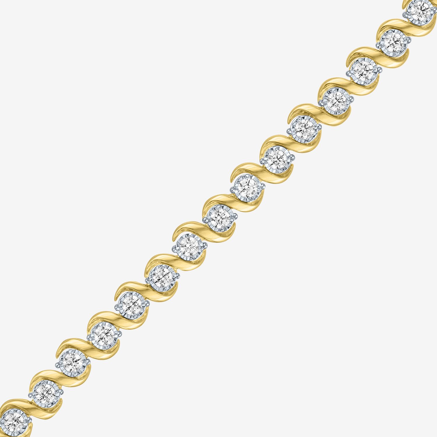G-H / Si1-Si2) Womens 2 CT. T.W. Lab Grown White Diamond Sterling Silver Inch Tennis Bracelet