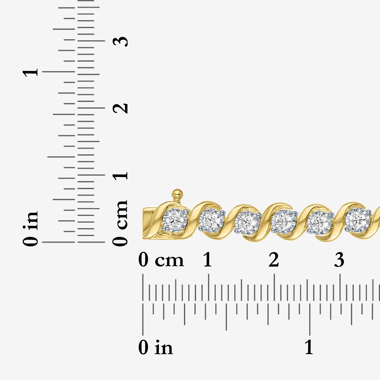 G-H / Si1-Si2) Womens 2 CT. T.W. Lab Grown White Diamond Sterling Silver Inch Tennis Bracelet