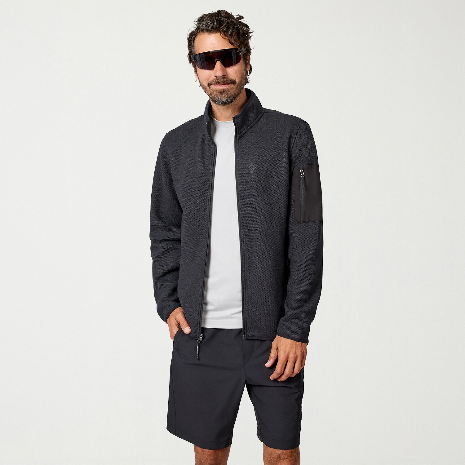 Free Country Mens Fleece Lightweight Jacket