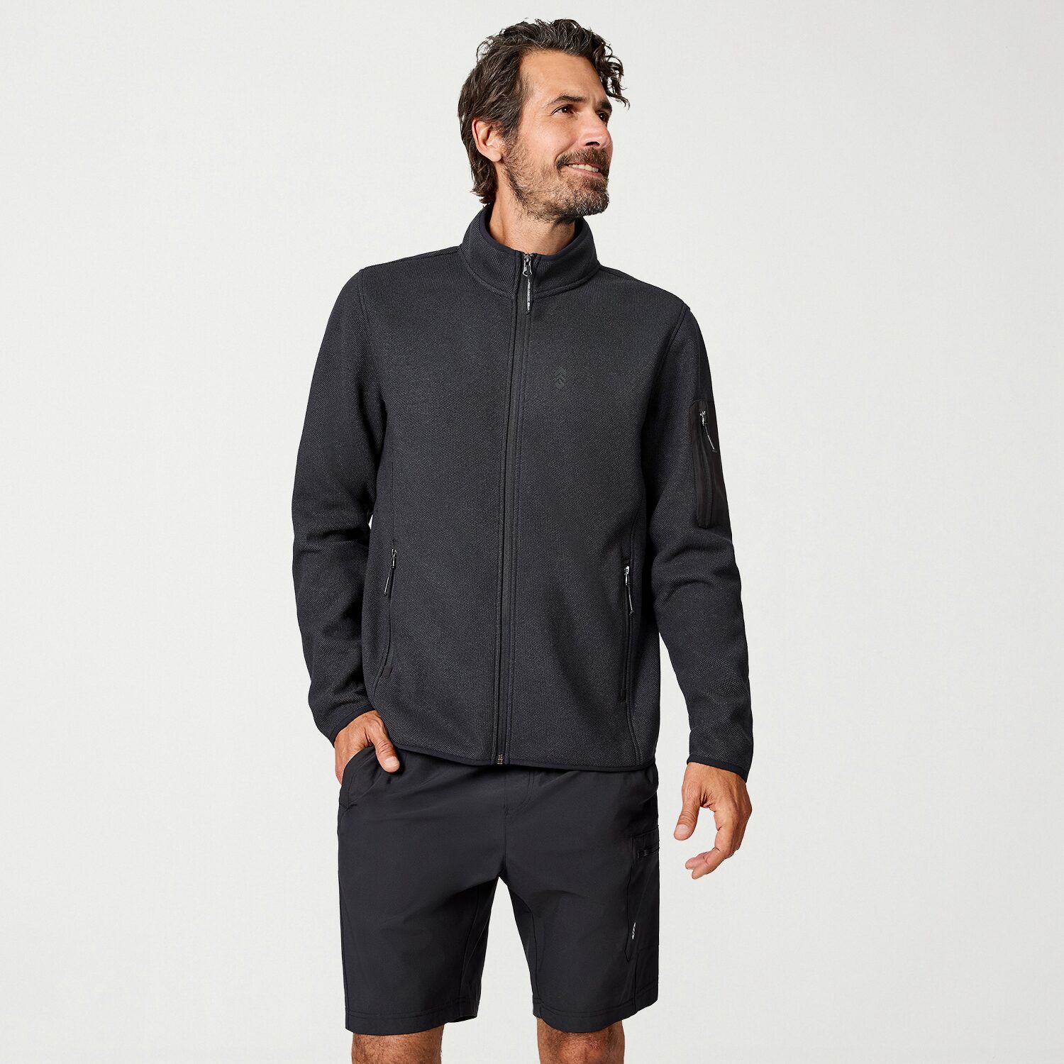 Free Country Mens Fleece Lightweight Jacket