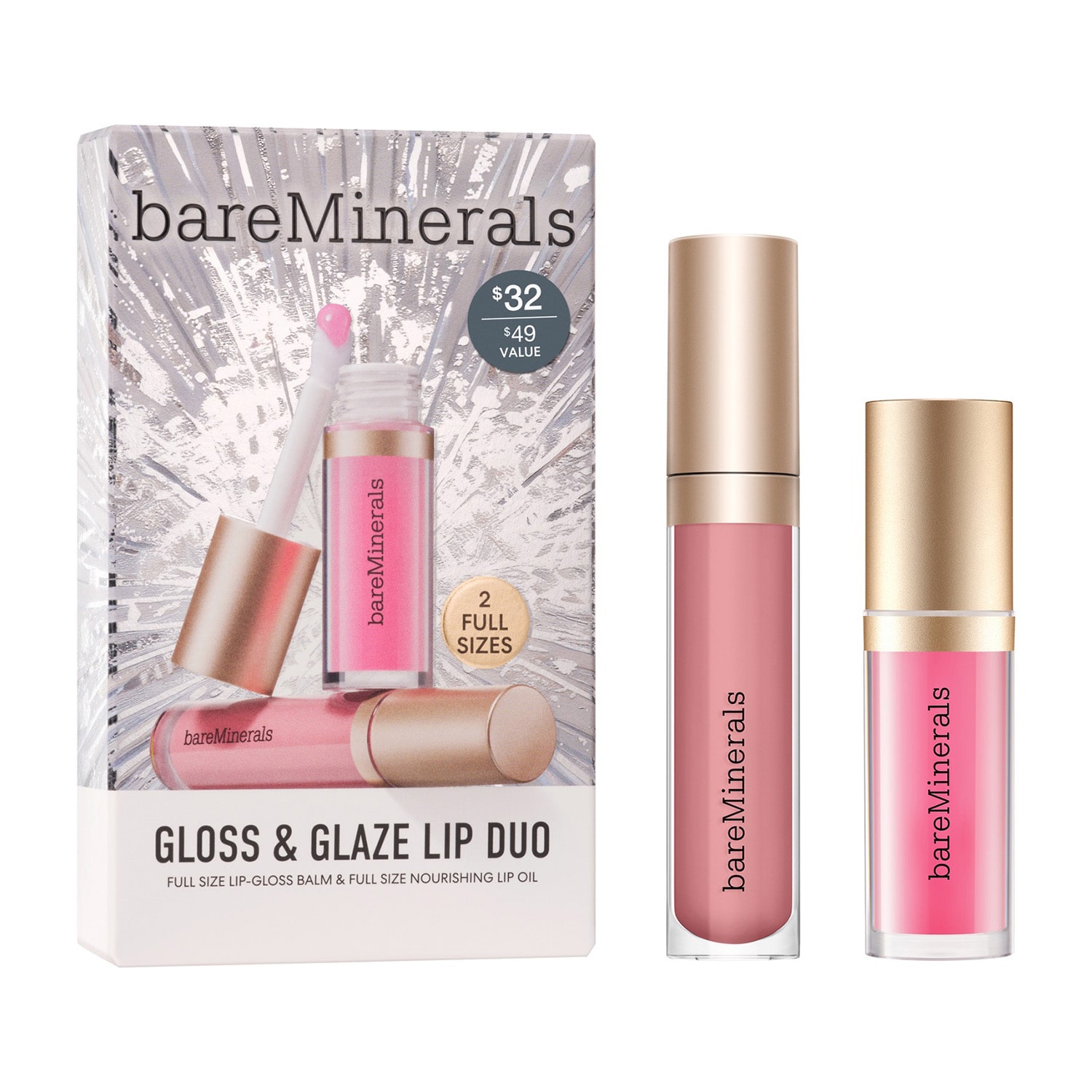 bareMinerals Gloss & Glaze Lip Duo