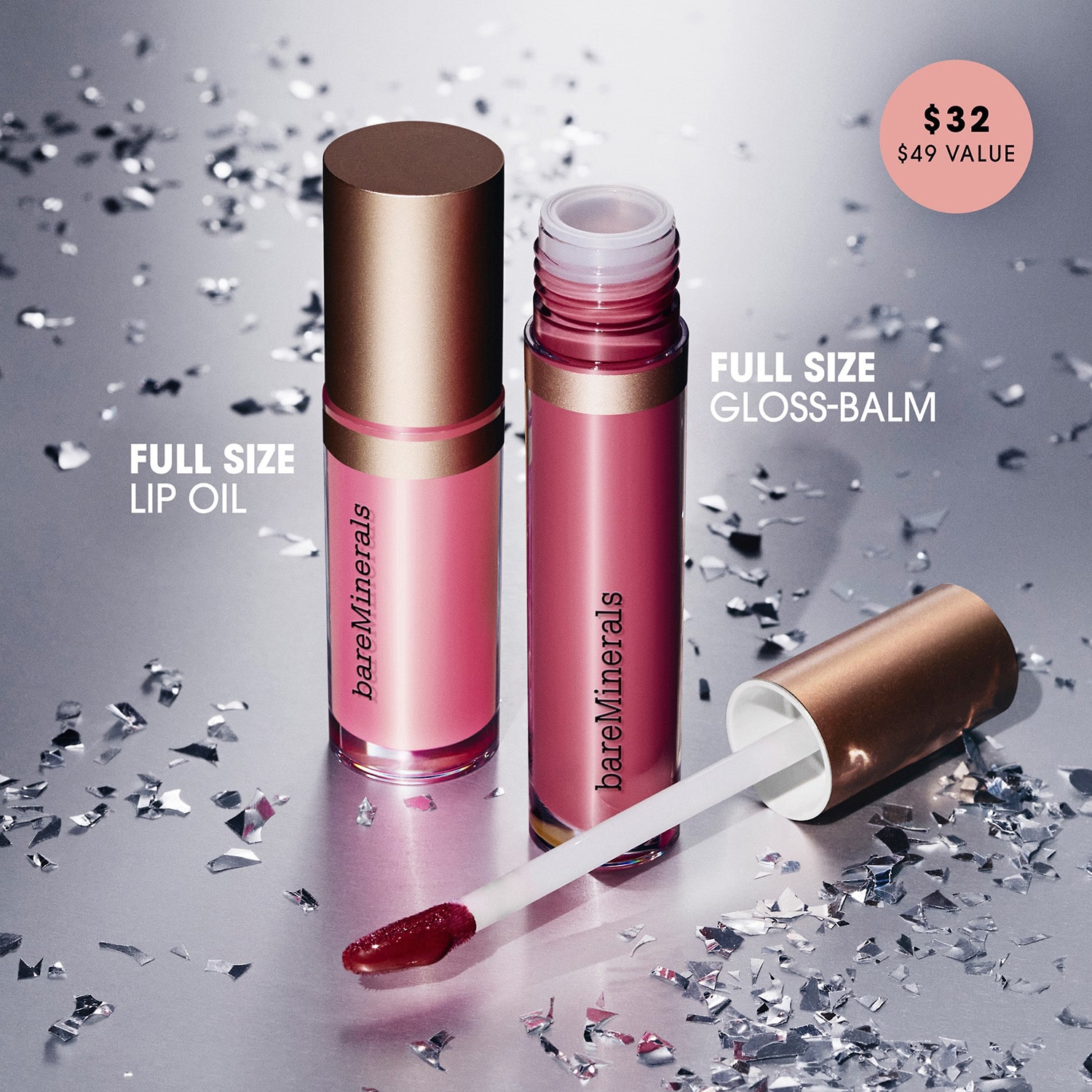 bareMinerals Gloss & Glaze Lip Duo