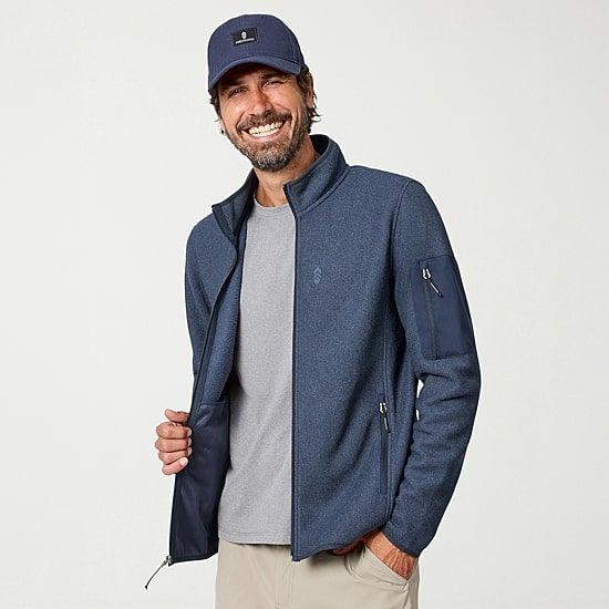 Free Country Mens Fleece Lightweight Jacket