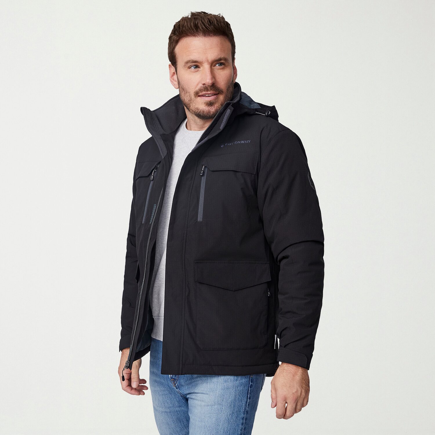 Free Country Mens Water Resistant Midweight Work Jacket