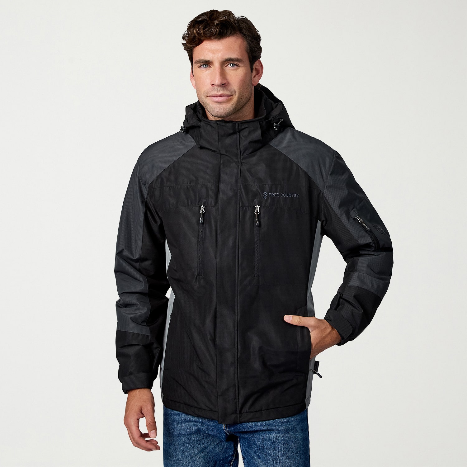 Free Country Mens Water Resistant Midweight Work Jacket