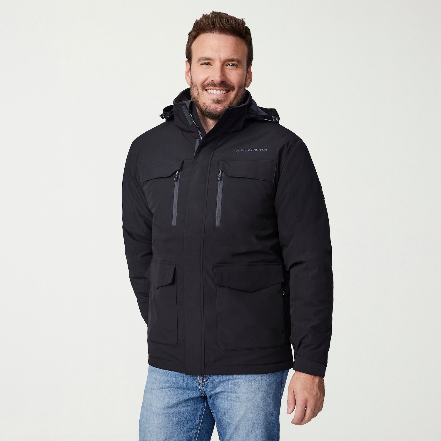 Free Country Mens Water Resistant Midweight Work Jacket
