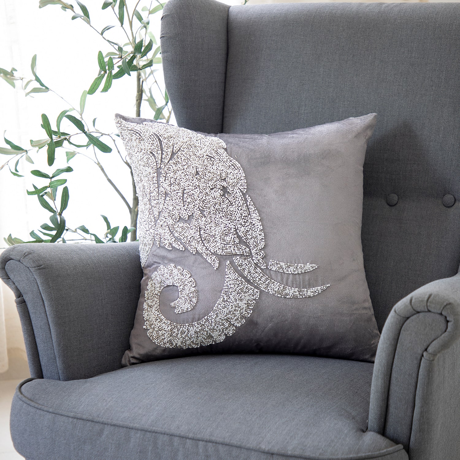 LR Home Leon Square Throw Pillow