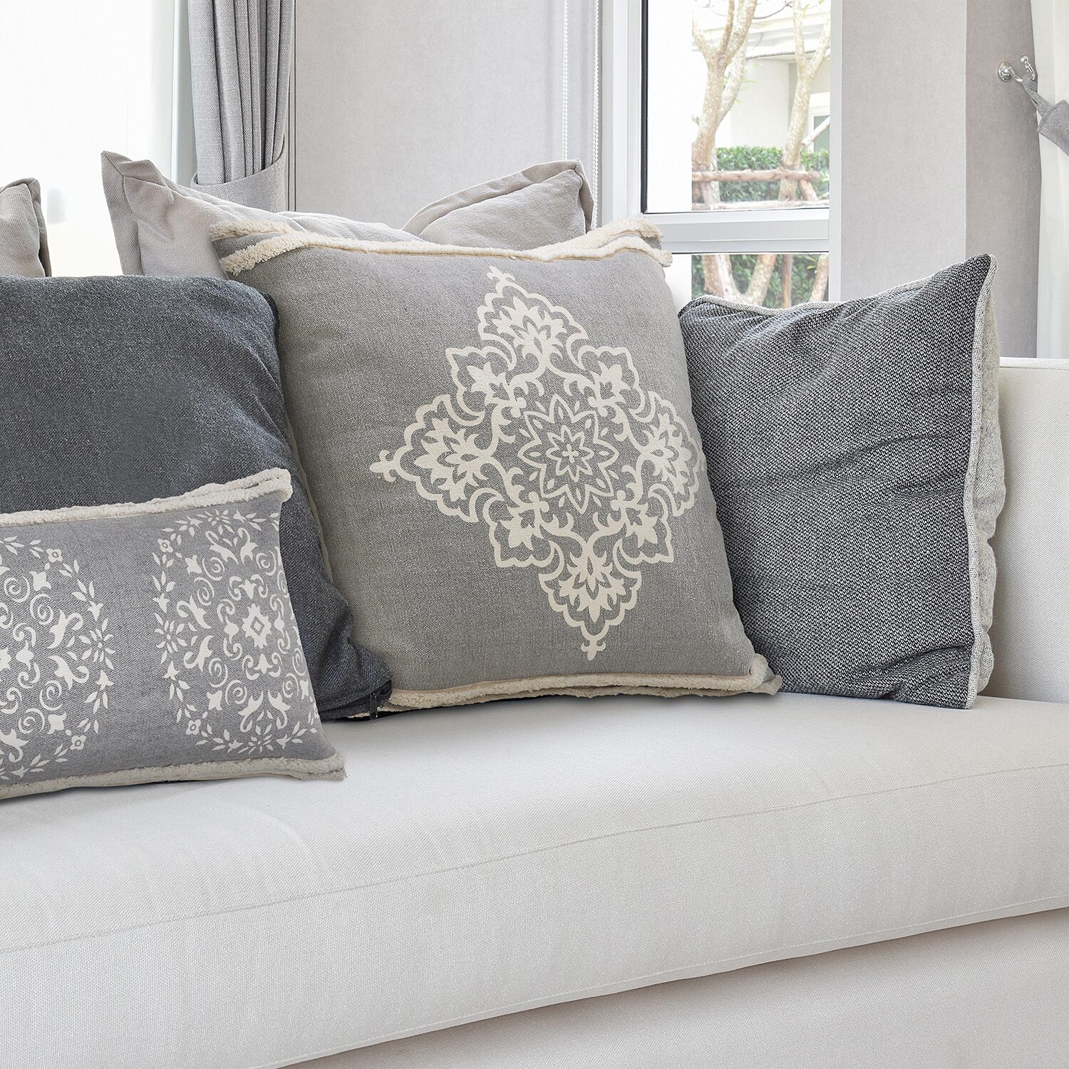 LR Home Adam Square Throw Pillow