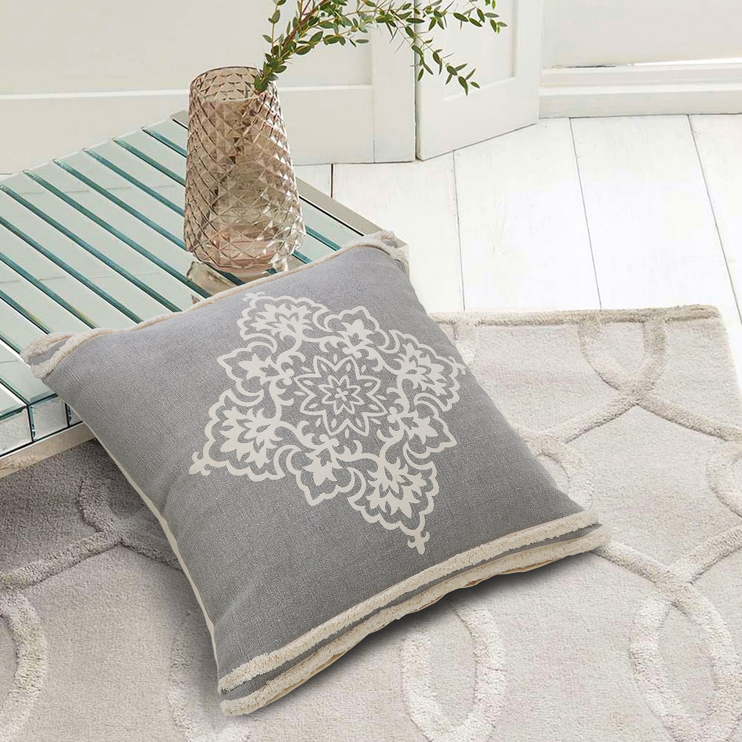 LR Home Adam Square Throw Pillow