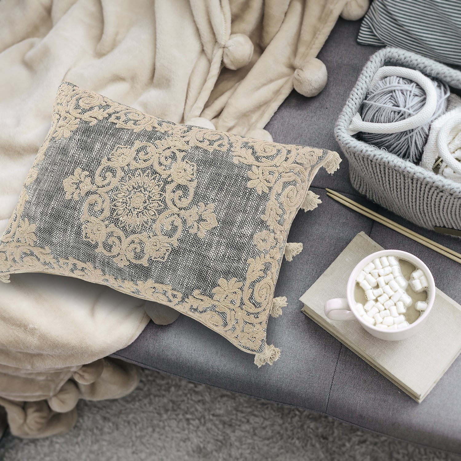 LR Home Wyatt Lumbar Pillow