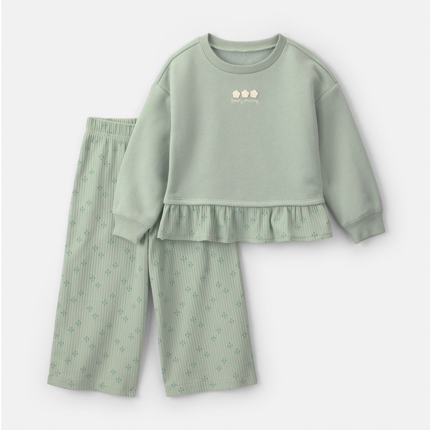Carter's Toddler Girls Knit 2-pc. Pant Set