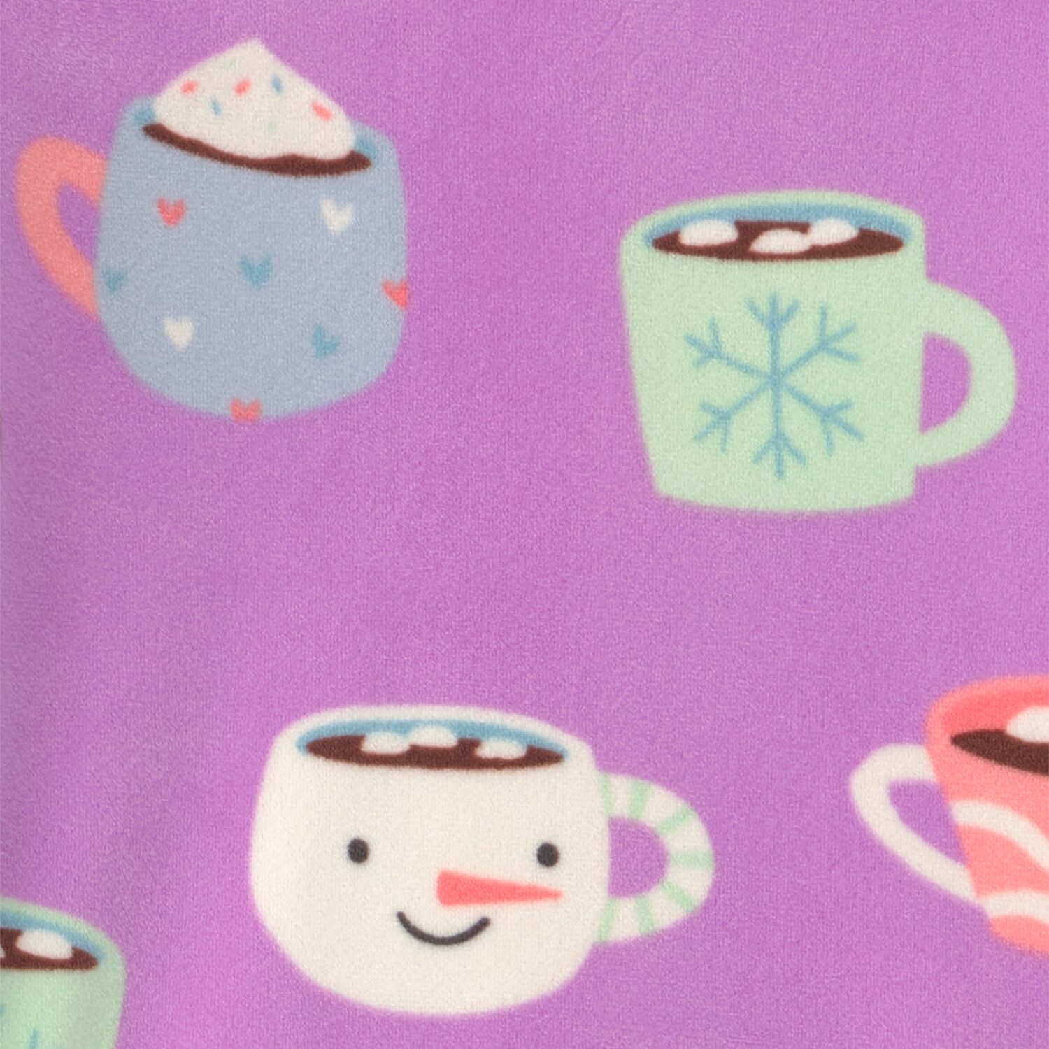 Carter's Toddler Girls Crew Neck Long Sleeve 2-pc. Pajama Set