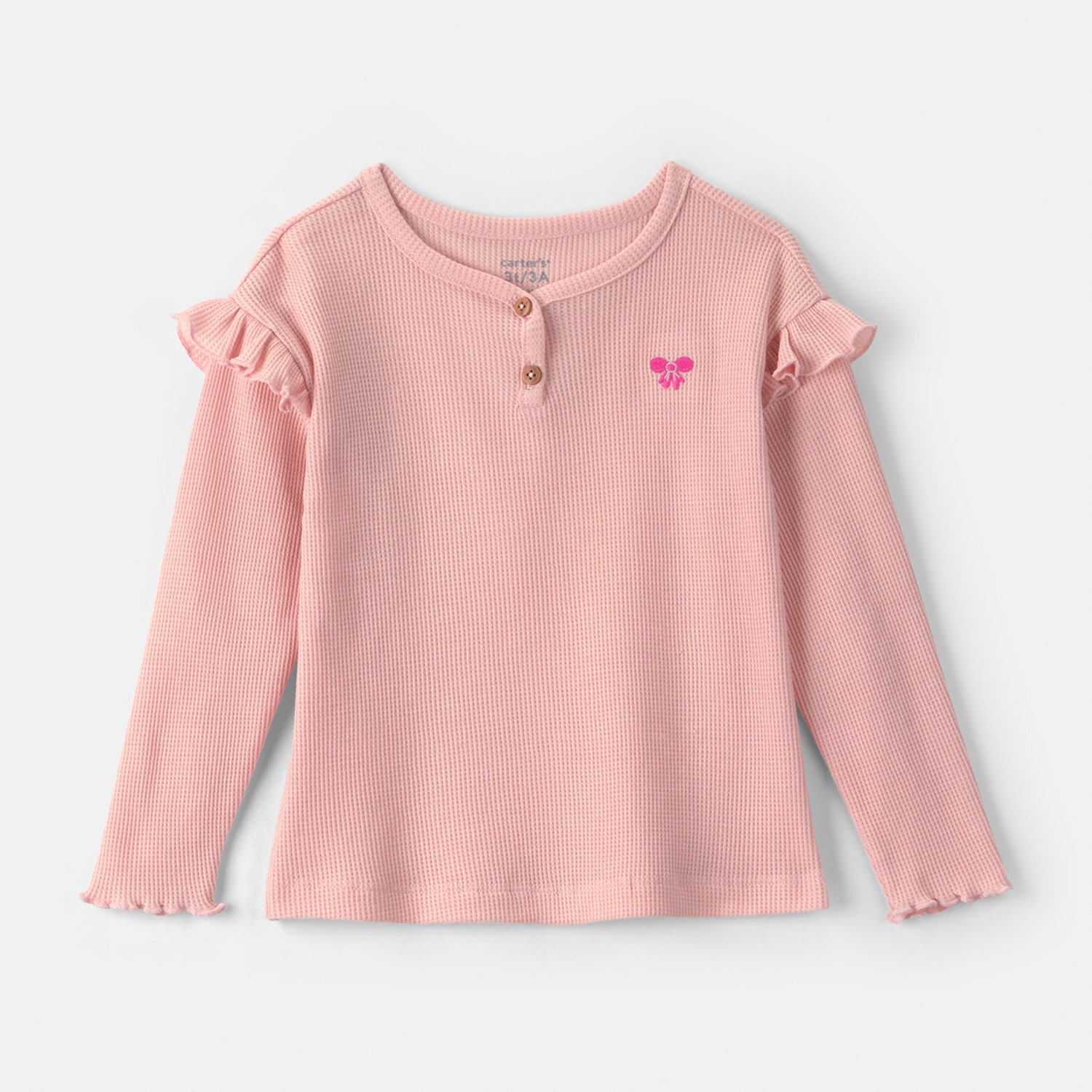 Carter's Toddler Girls Crew Neck Long Sleeve Blouse