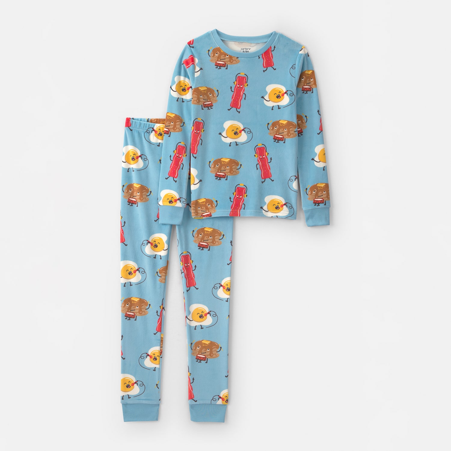 Carter's Toddler Boys Crew Neck Long Sleeve 2-pc. Pajama Set