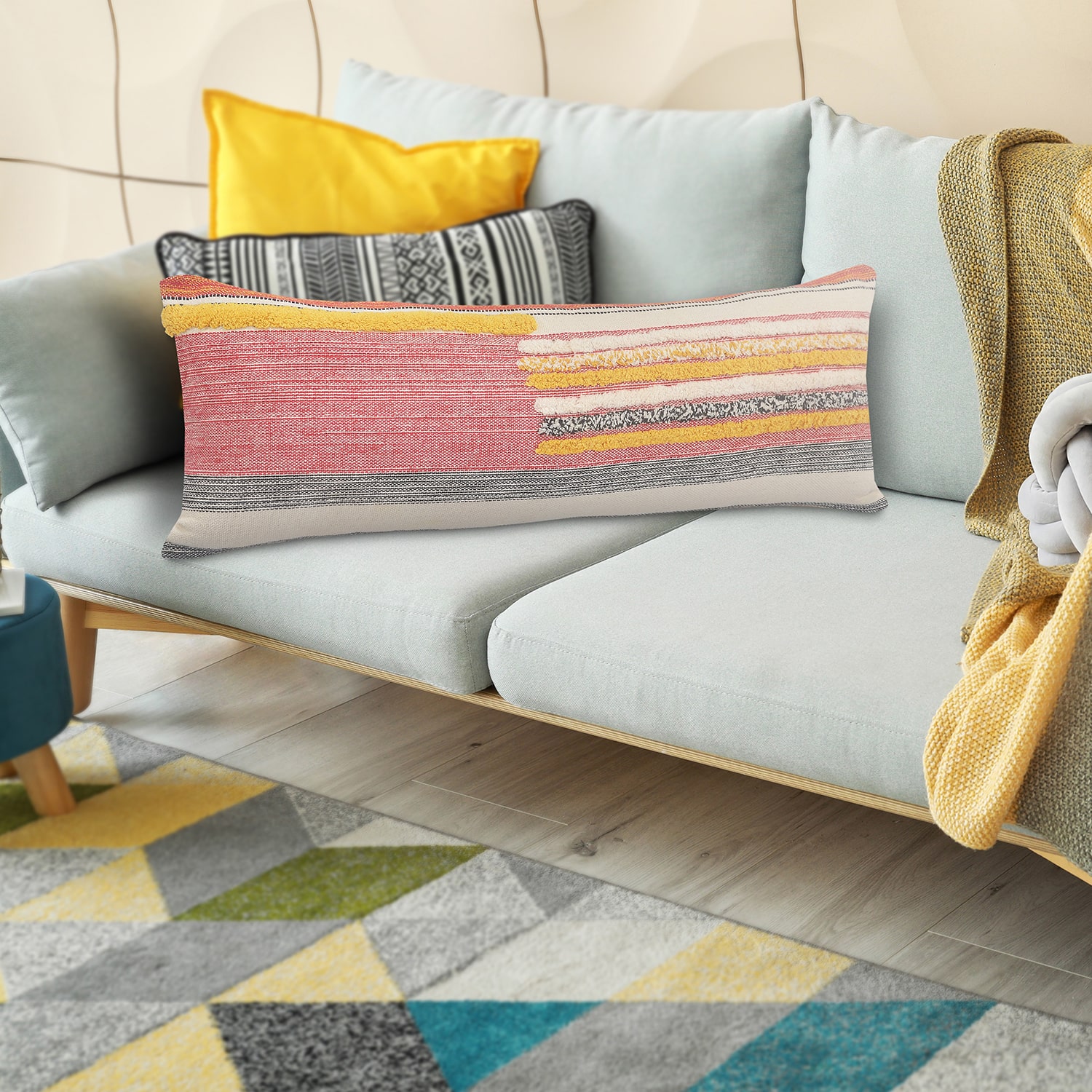 LR Home Oliver Lumbar Pillow