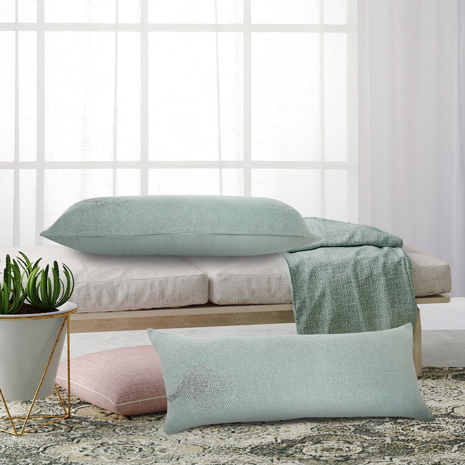 LR Home Lan Lumbar Pillow