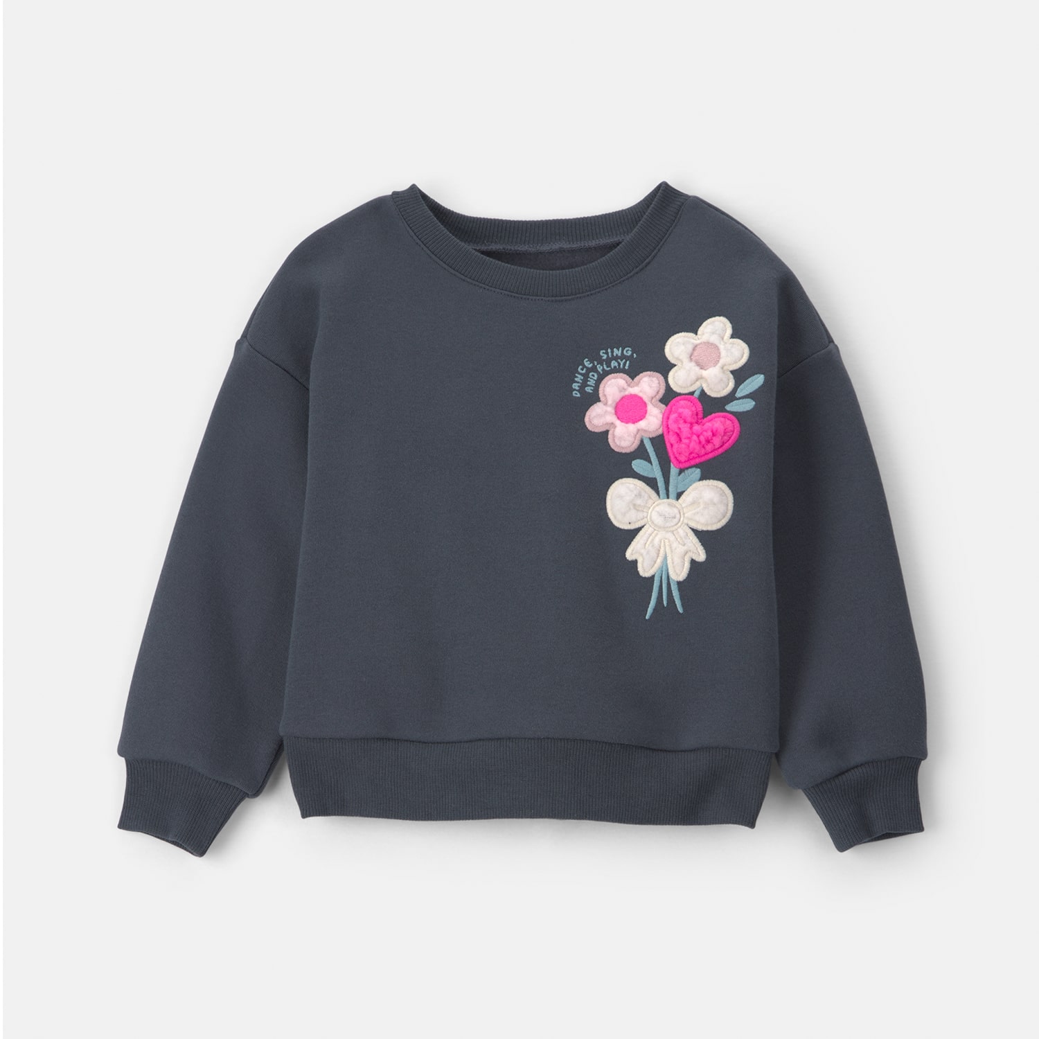 Carter's Toddler Girls Crew Neck Long Sleeve Sweatshirt