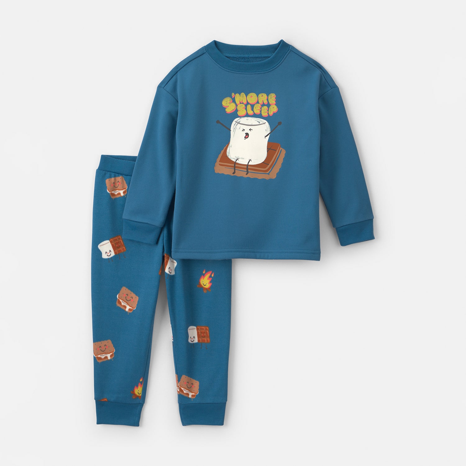 Carter's Toddler Boys Fleece Crew Neck Long Sleeve 2-pc. Pajama Set