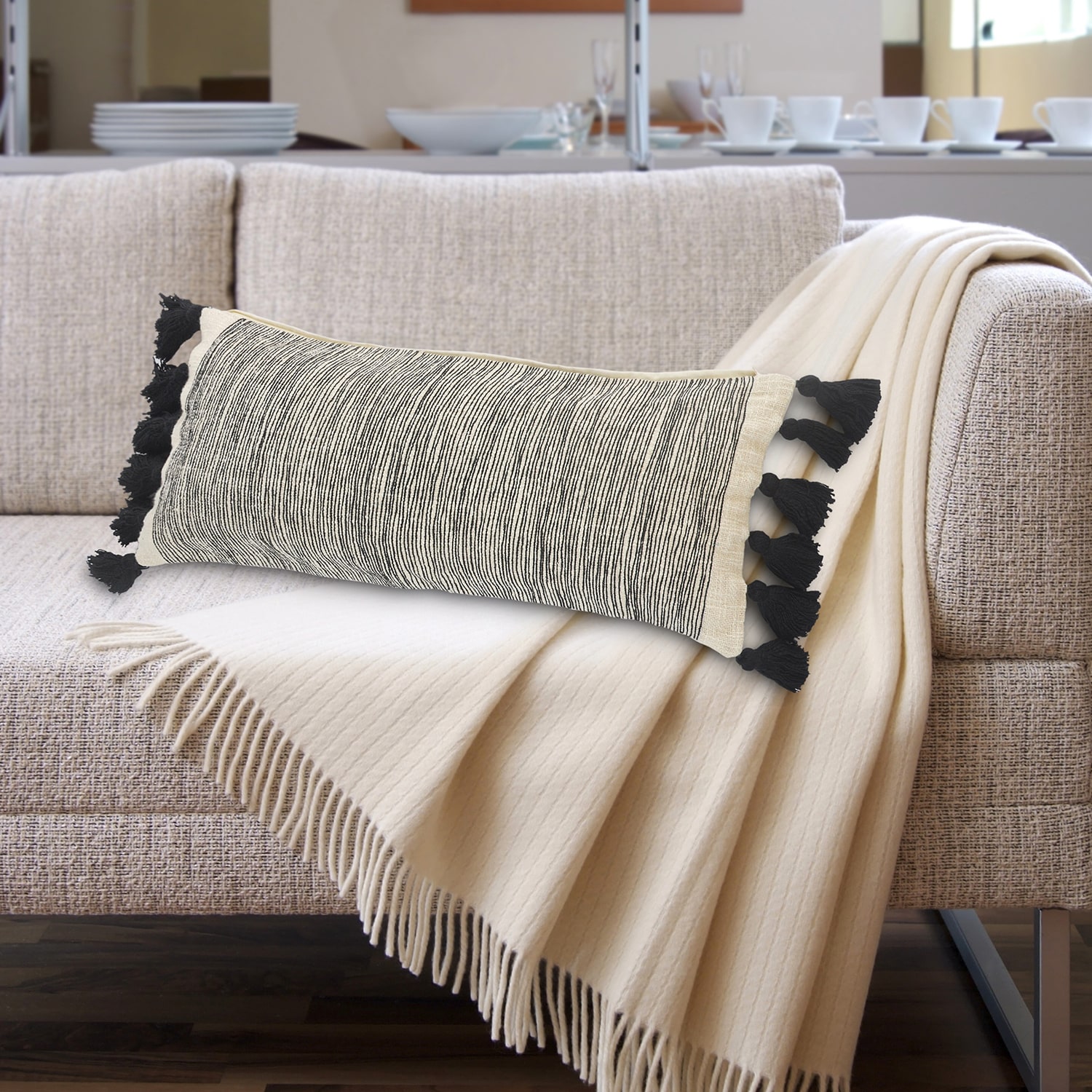 LR Home Thom Lumbar Pillow