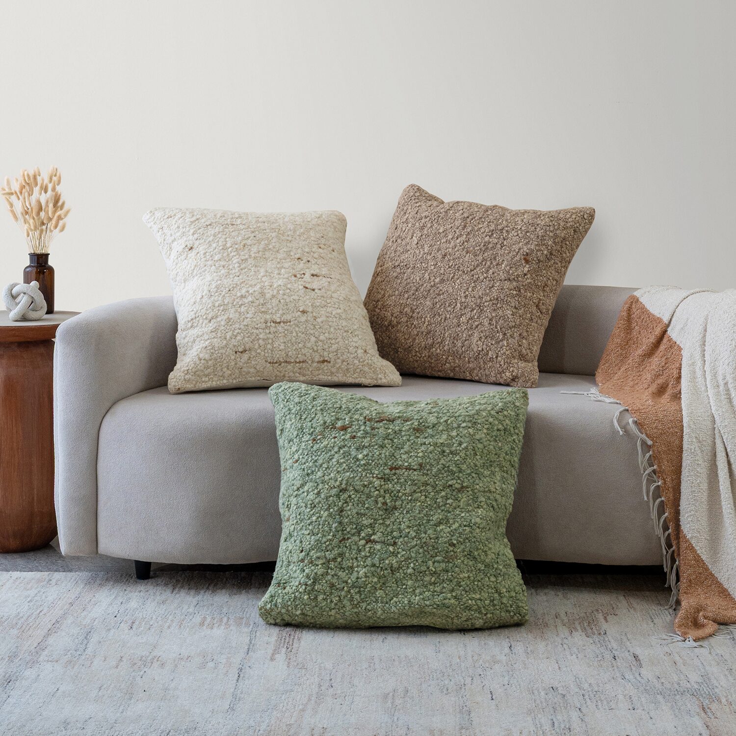LR Home Koa Square Throw Pillow