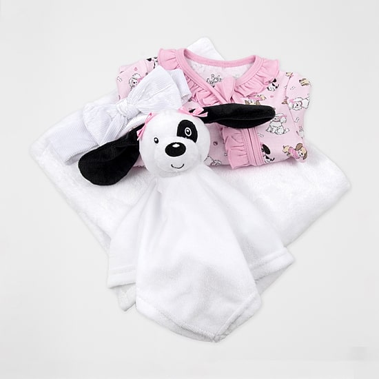 Baby Essentials Baby Girls Knit 4-pc. Baby Clothing Set
