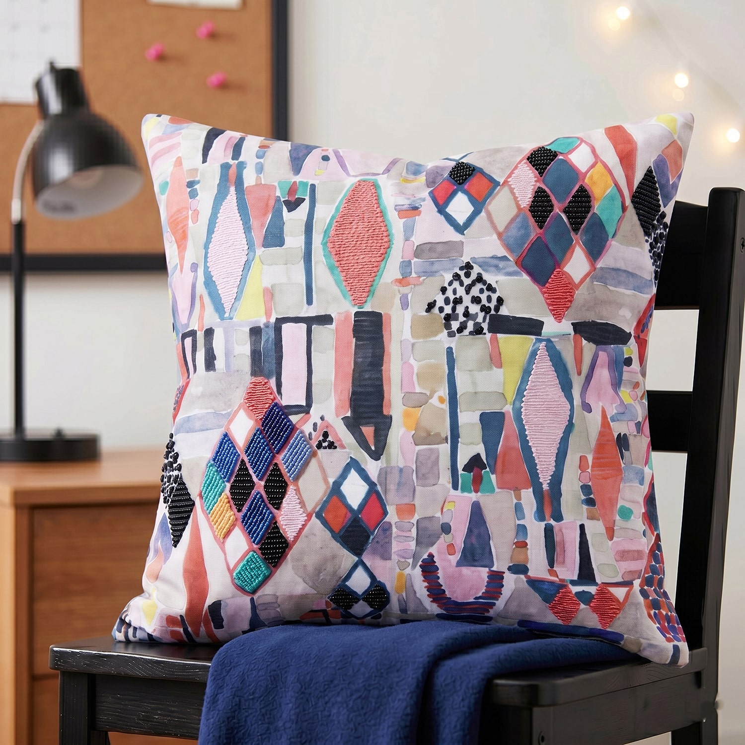 LR Home Nico Square Throw Pillow