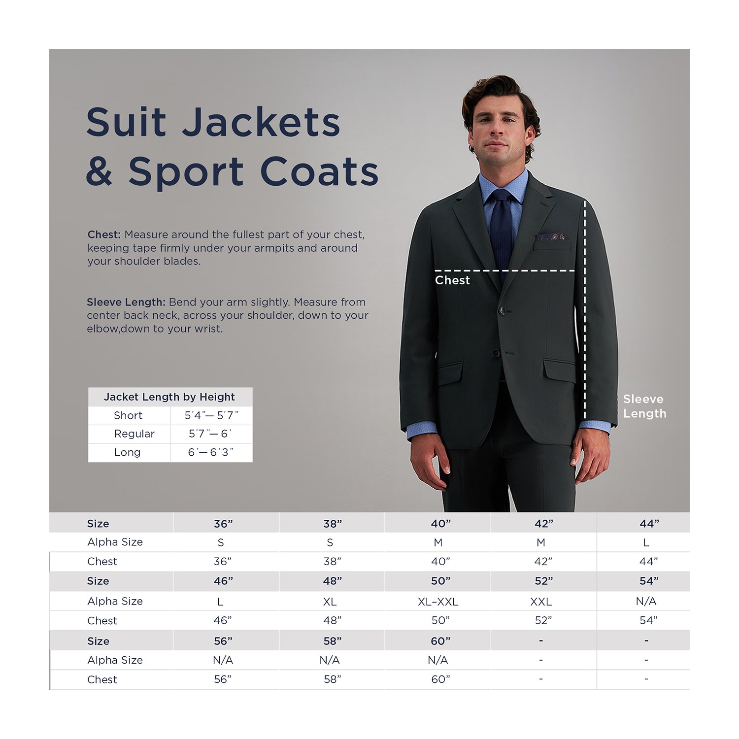 Haggar JMH Jm Haggar Mens Plaid Modern Fit Sport Coat