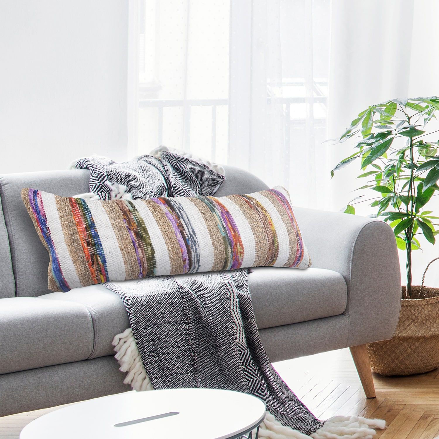 LR Home Theo Lumbar Pillow