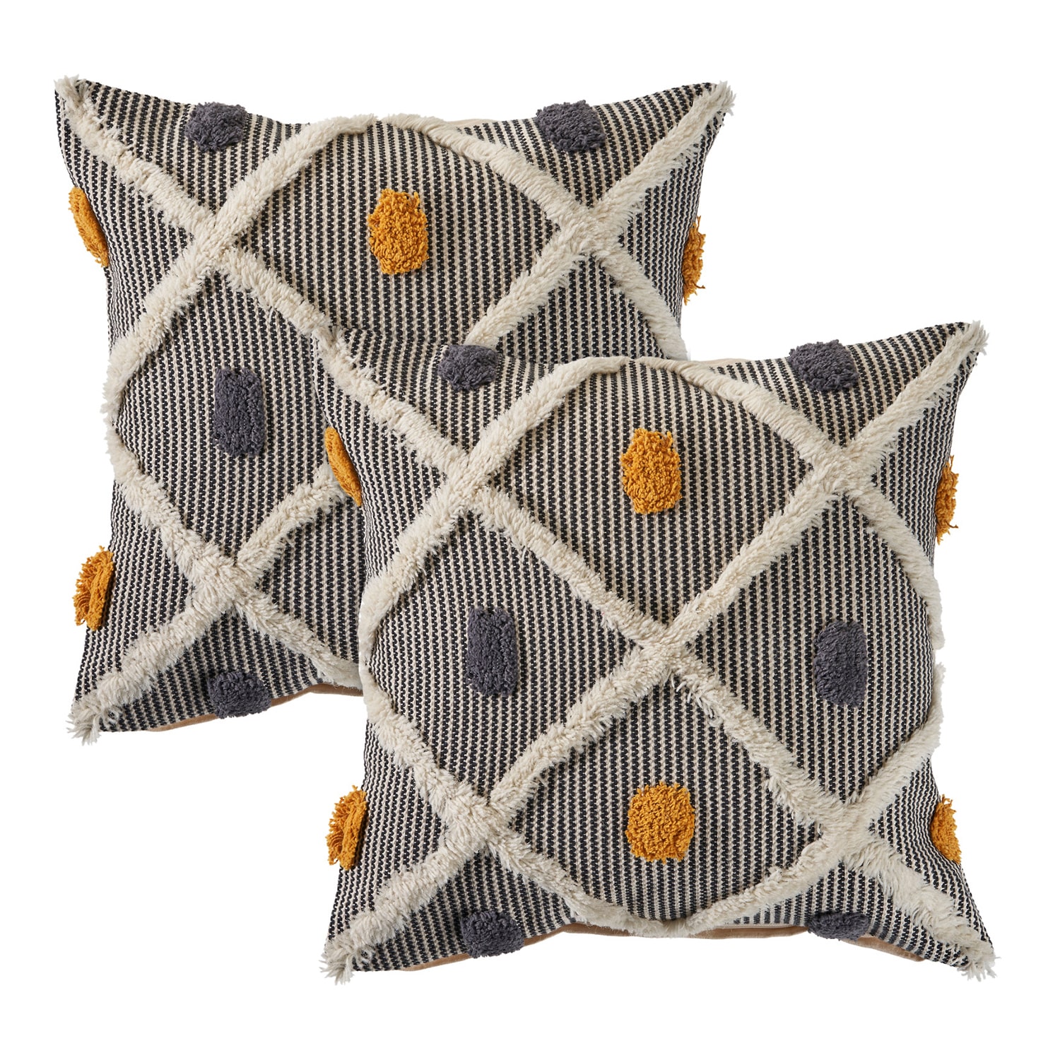 LR Home John 2-pc. Multi-Pack Square Throw Pillow