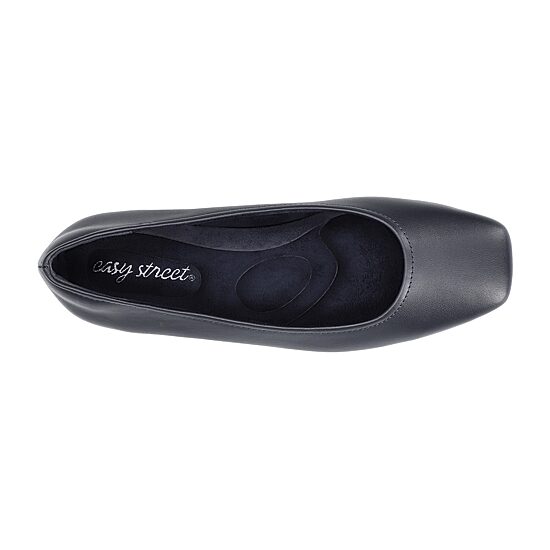 Easy Street Crescent Womens Round Closed Toe Ballet Flats