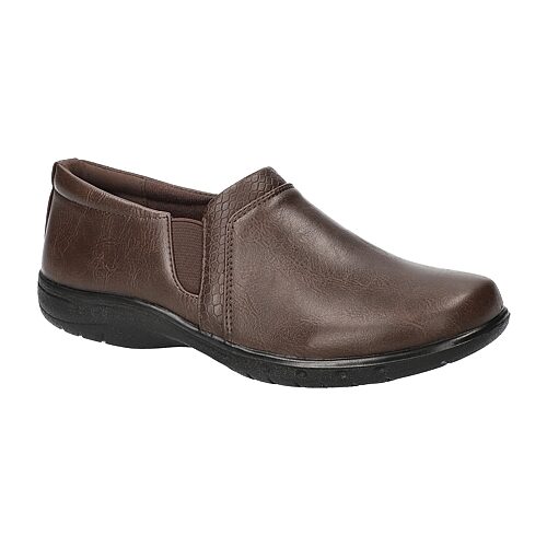 Easy Street Moira Womens Round Closed Toe Slip-on Shoe In Brown