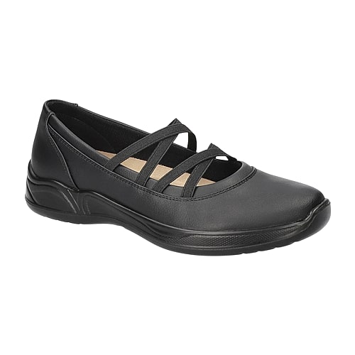 Easy Street Madge Womens Round Closed Toe Slip-on Shoe In Black