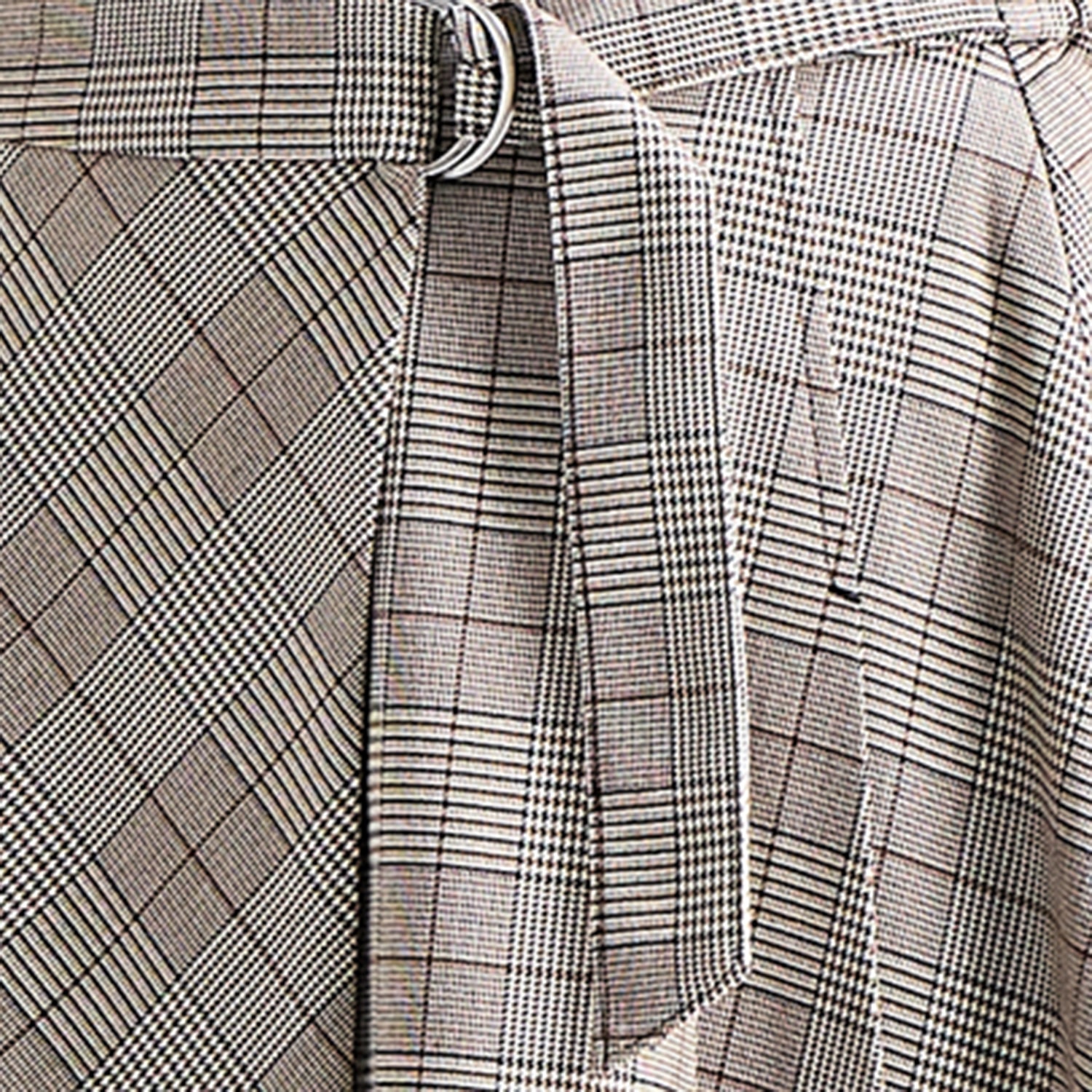 Liz Claiborne Plaid Womens Midi Wrap Skirt