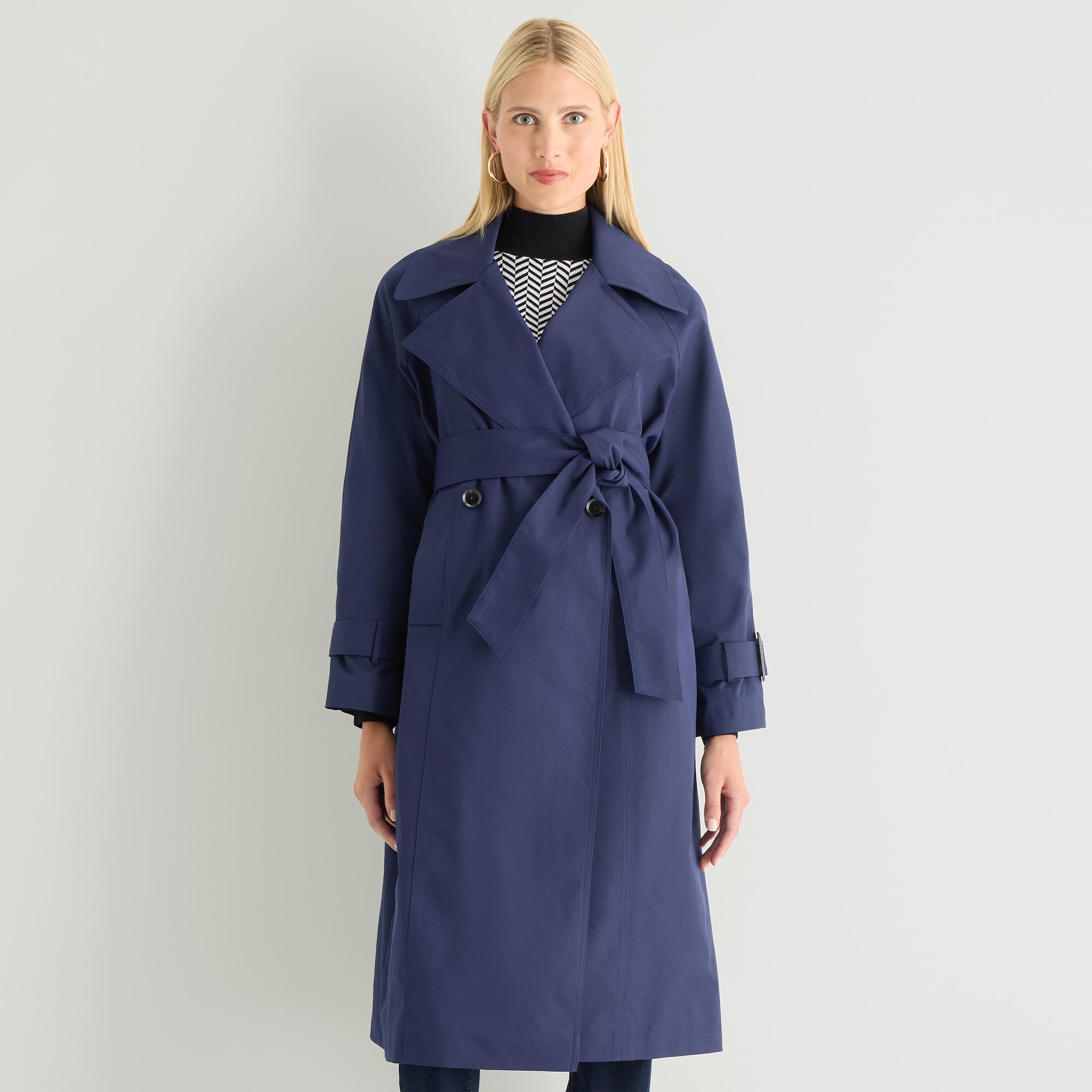 Worthington Womens Midweight Trench Coat