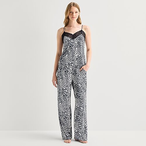 Ambrielle Womens V-neck Sleeveless 2-pc. Pajama Set In Green