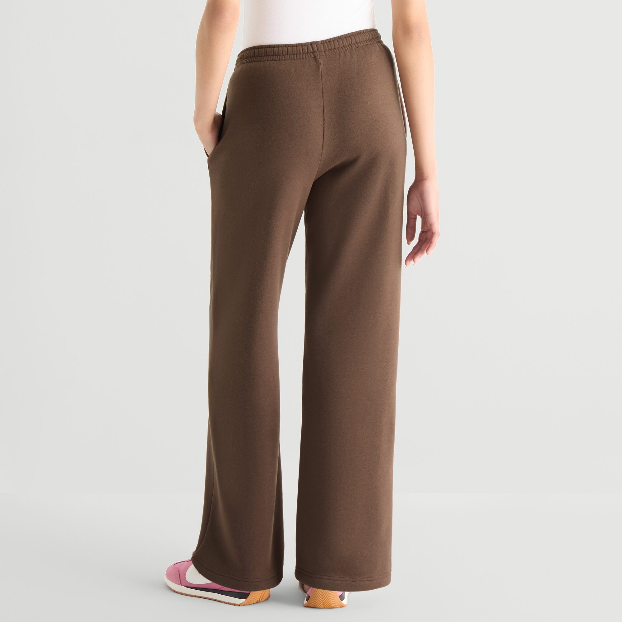 Bambi Wide Leg Bottom Womens Juniors Sweatpant
