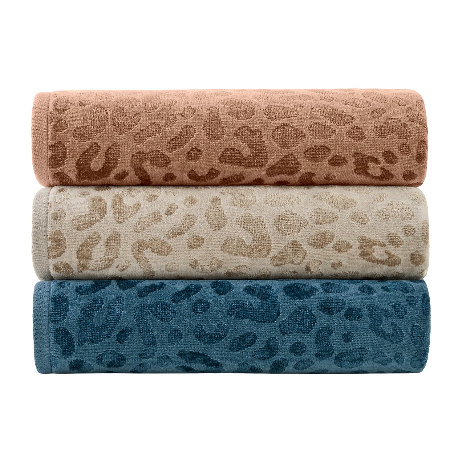 Fieldcrest Oversized Leopard Jacquard Bath Towel - JCPenney