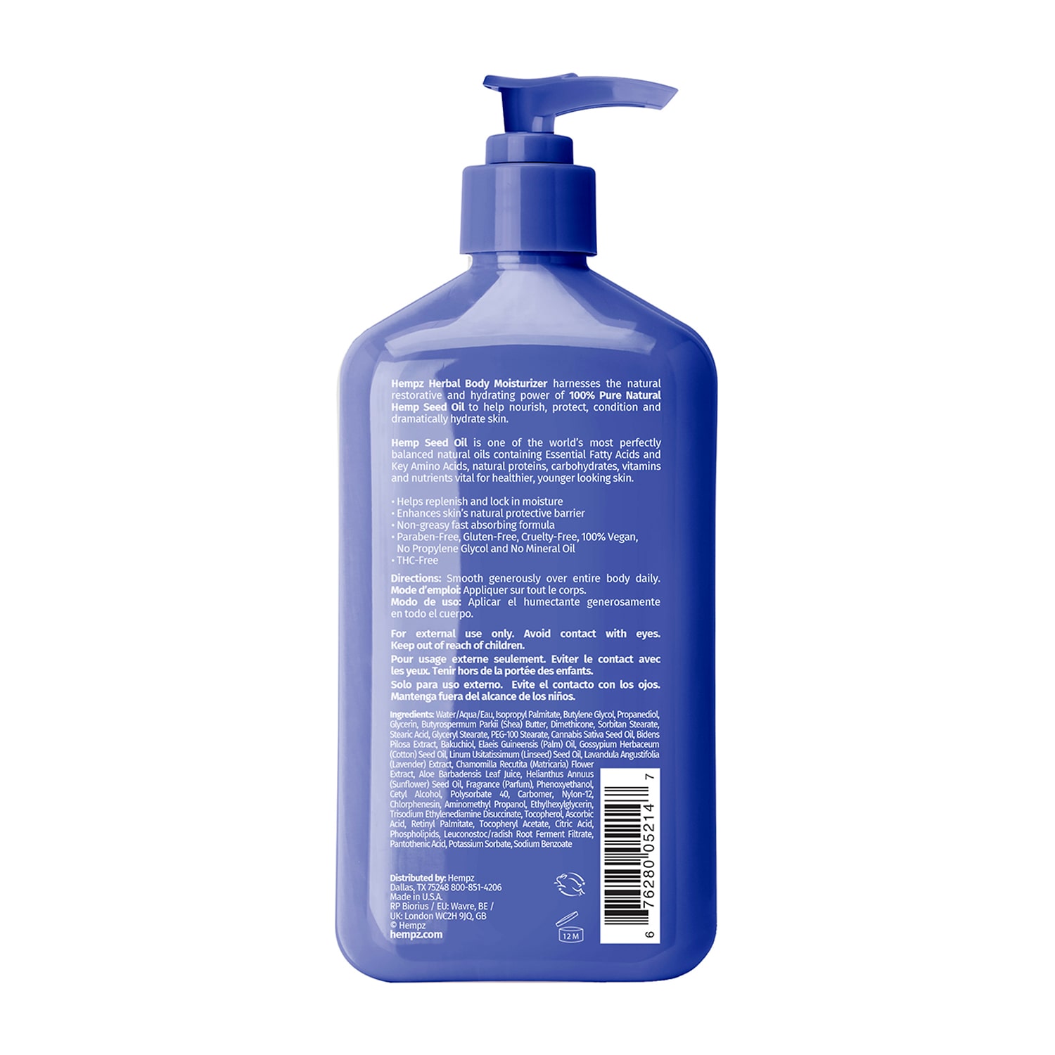 Hempz Lavender & Chamomile Herbal Body Moisturizer