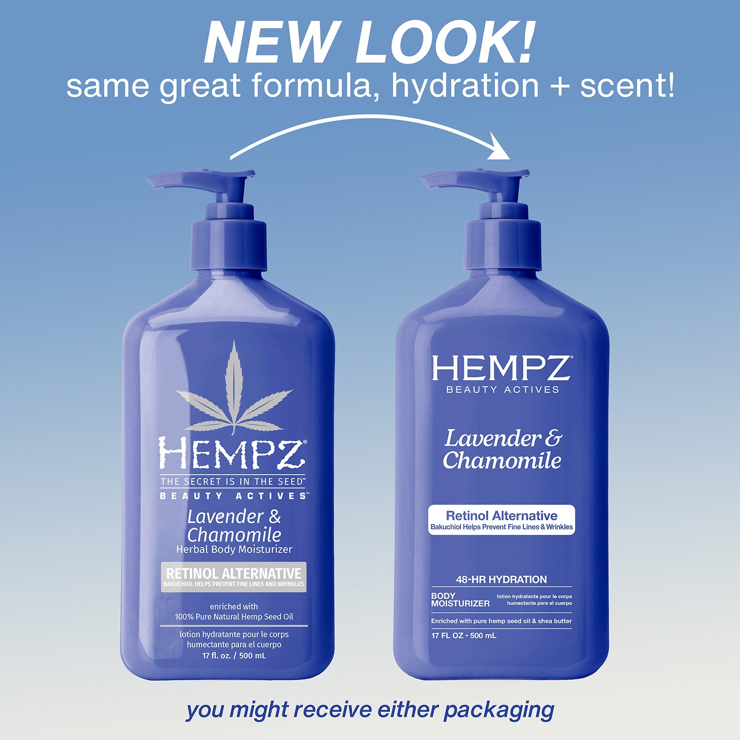 Hempz Lavender & Chamomile Herbal Body Moisturizer