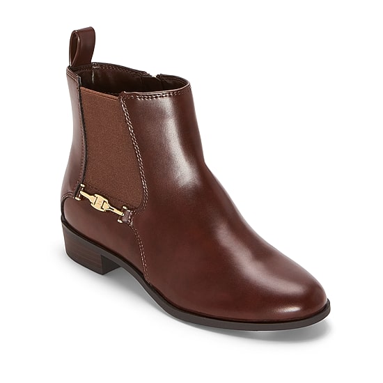 Liz Claiborne Womens Rona Block Heel Booties