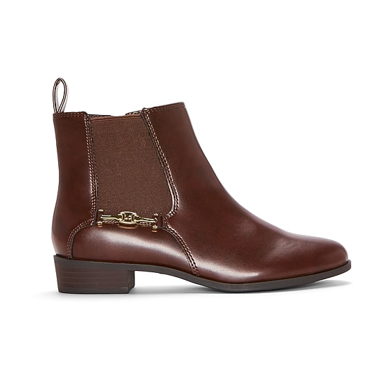 Liz Claiborne Womens Rona Block Heel Booties