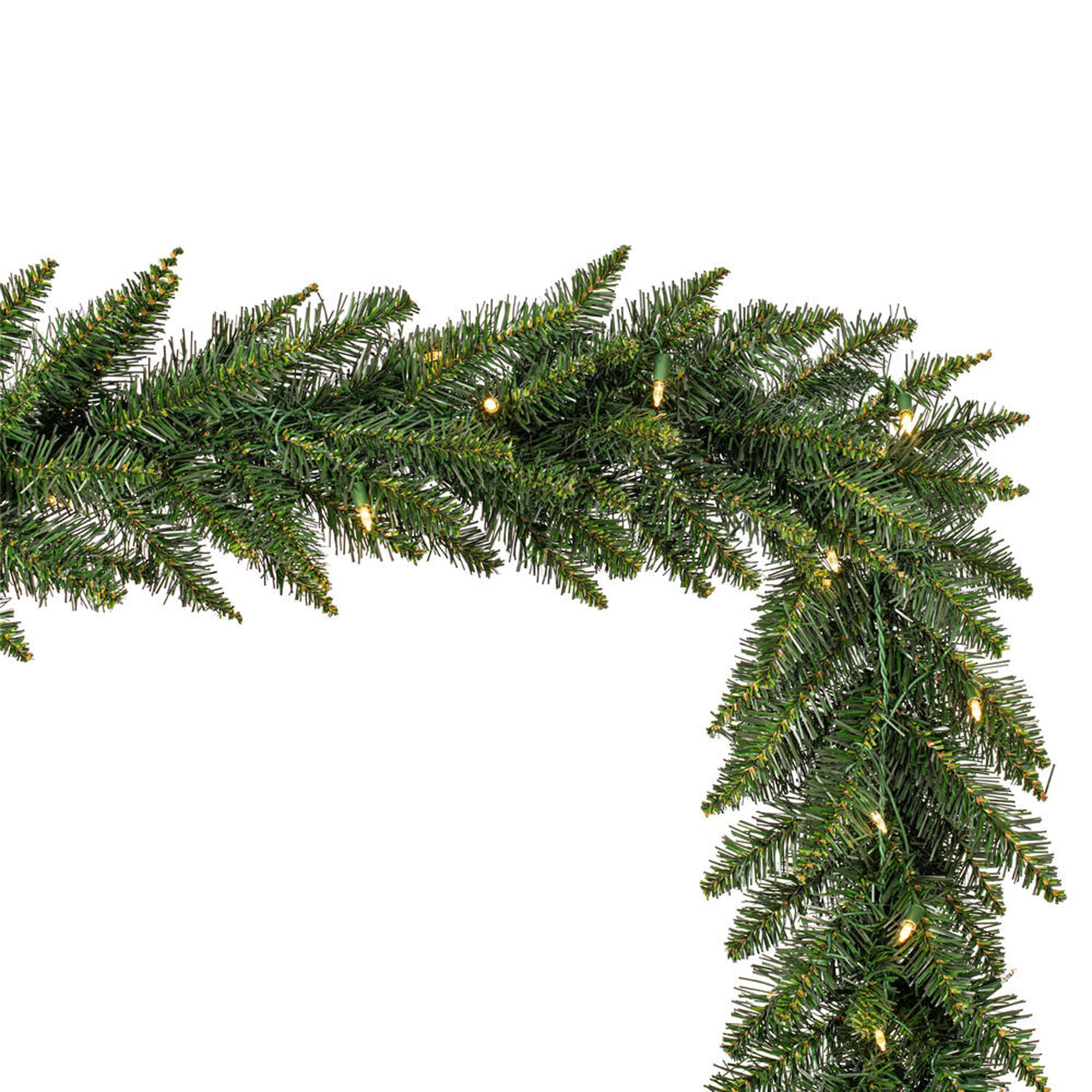 Vickerman 9' Camdon Fir Christmas Garland with 50Warm White LED Lights