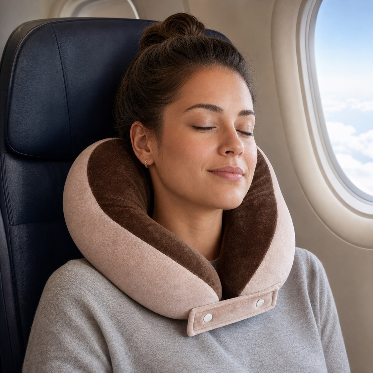 Eco Fly Memory Foam Travel Pillow