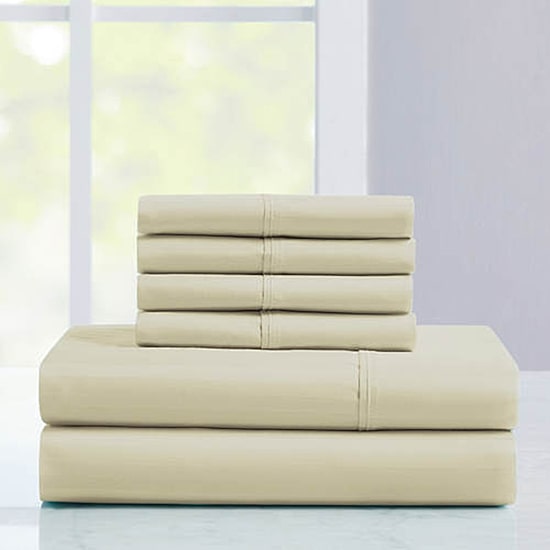 Kathy Ireland Cotton Rich Damask Stripe 1200tc Wrinkle Resistant Sheet Set